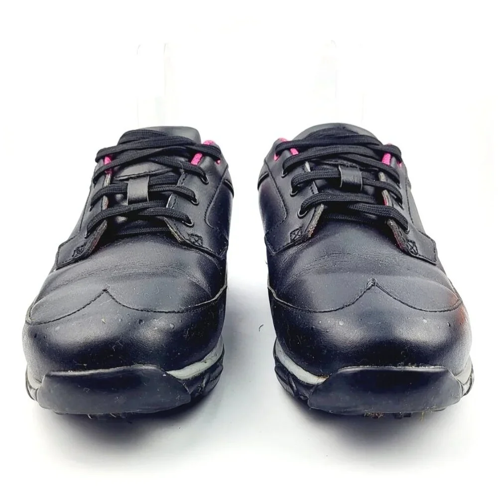Callaway wingtip Black Leather Softspike‎ women's Golf Shoes - Size 8